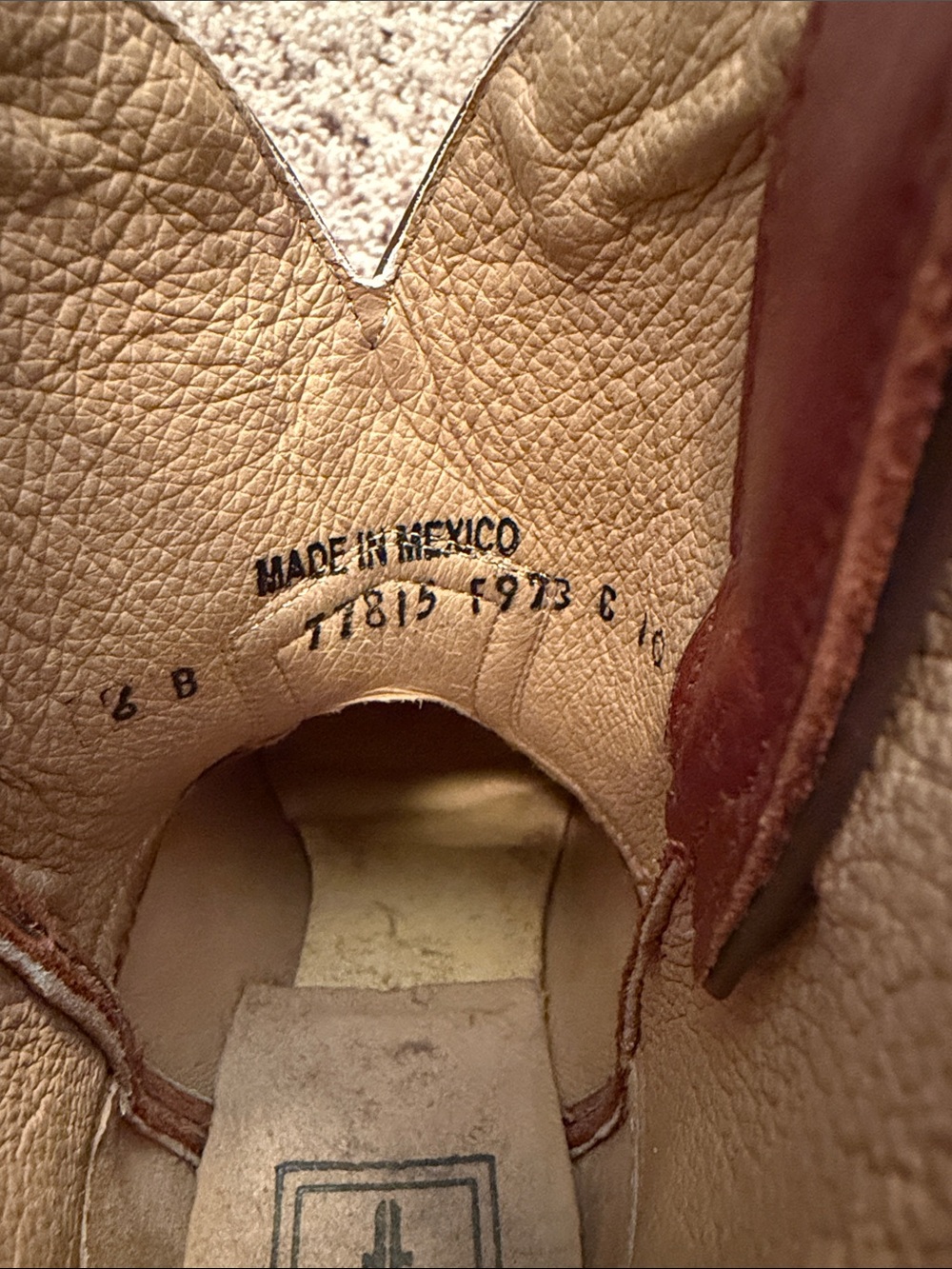 Vintage Classic Frye Women's Tan/Brown Leather Western Ankle Boots - Picture 8 of 10